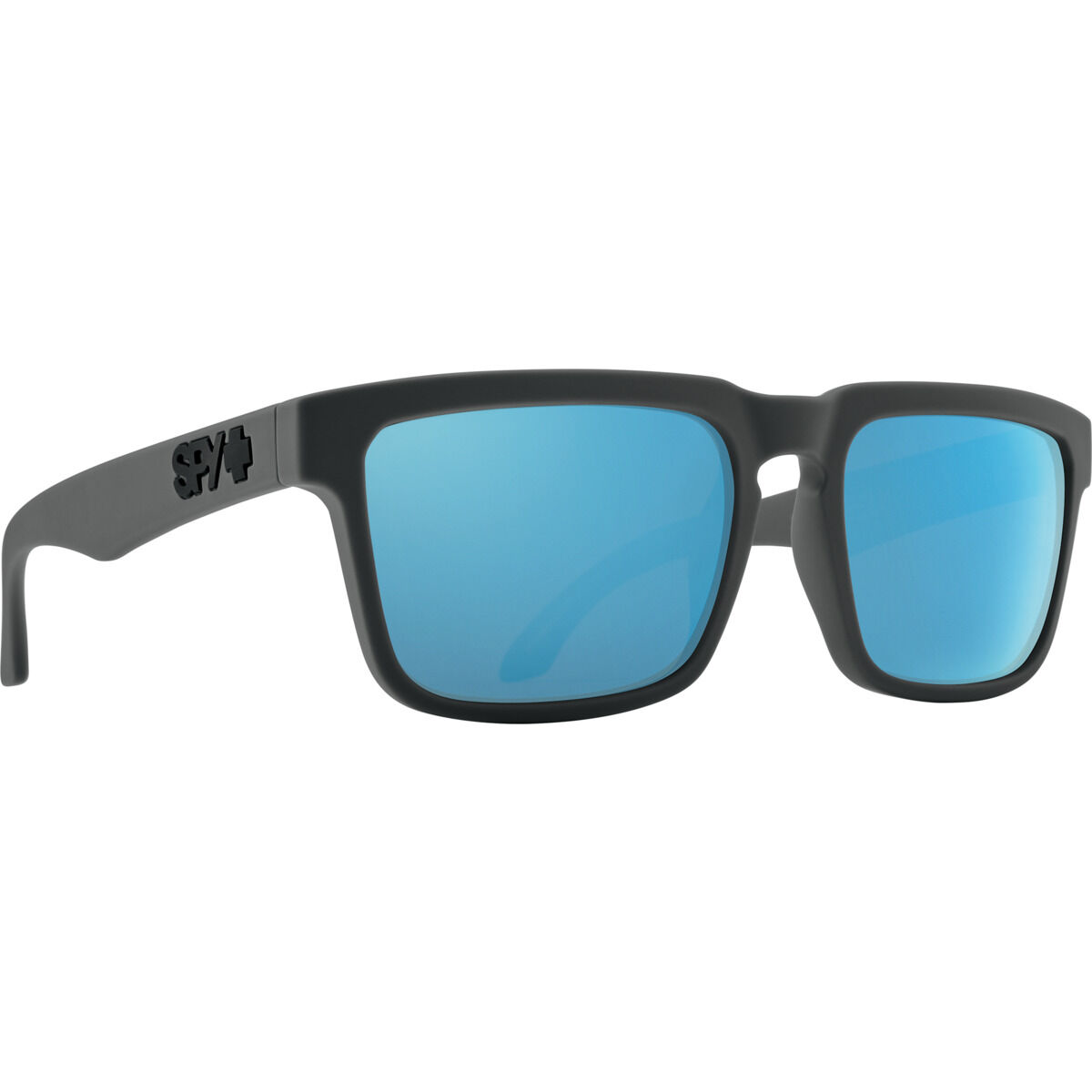 HELM, Soft Matte Dark Gray-Happy Gray Green Polar with Light Blue Spectra Mirror, hi-res image number null